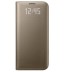 Husa LED View Cover pentru Samsung Galaxy S7 Edge, Gold